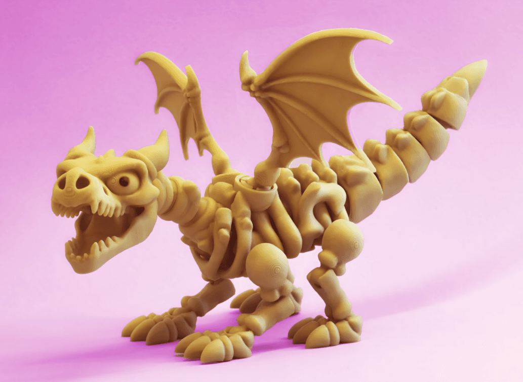 Dragón Articulado Esqueleto